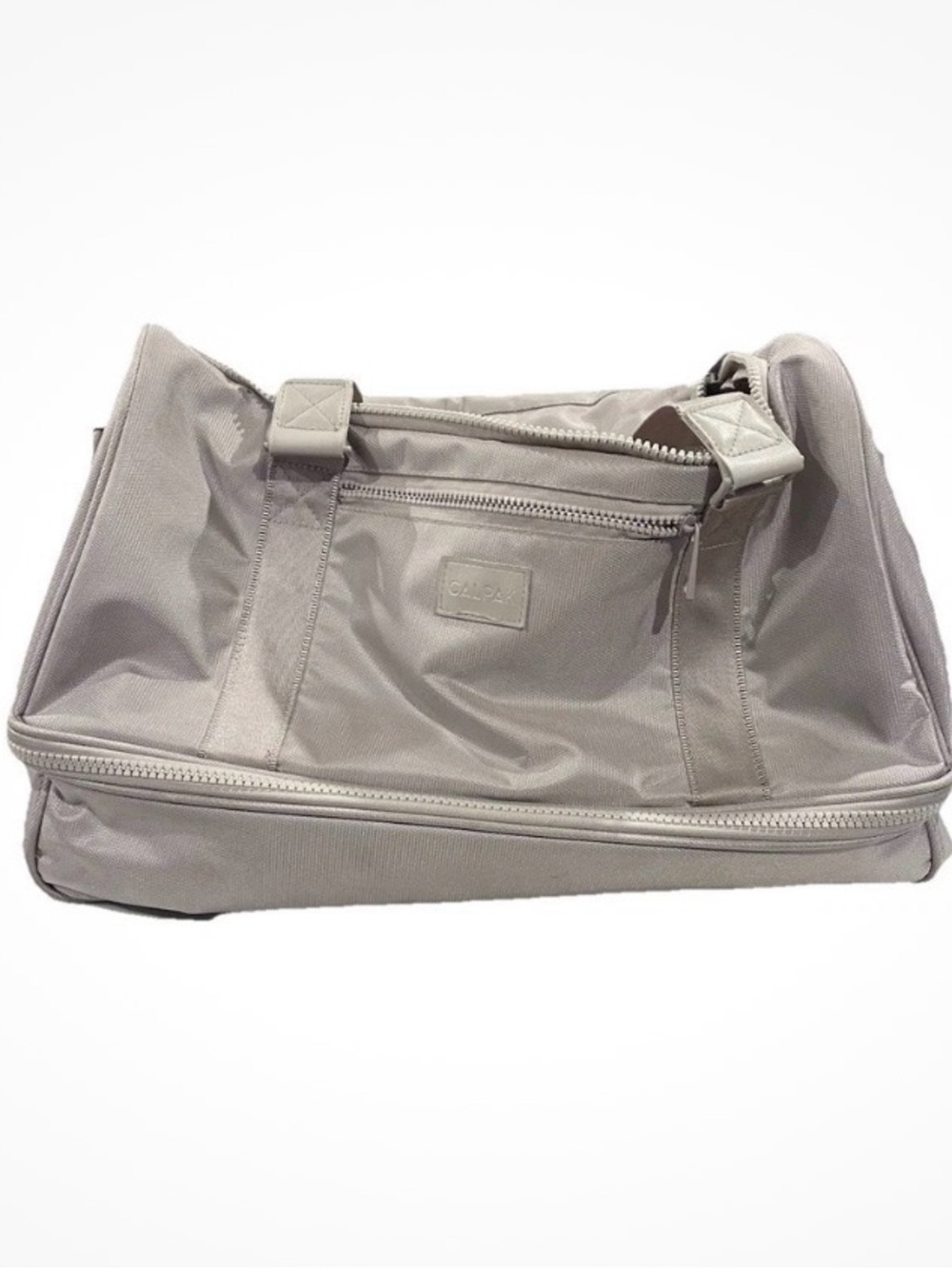 Calpak Stevyn Travel Duffel in Sand Dune Removable Shoulder Strap - Picture 3 of 7